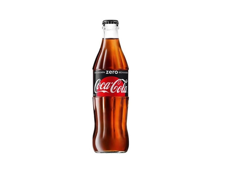 Кока-кола (без сахара) стекло - фото
